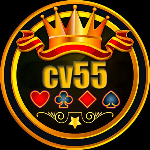 cv55 themed cartoon character with mobile gaming elements and coins